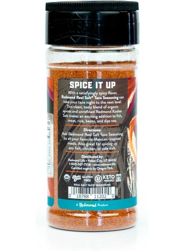 Redmond Real Sea Salt - Natural Unrefined Gluten Free Taco Shaker 4.41oz - Image 4